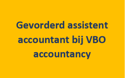 Gevorderd assistent accountant