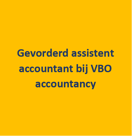 Gevorderd assistent accountant